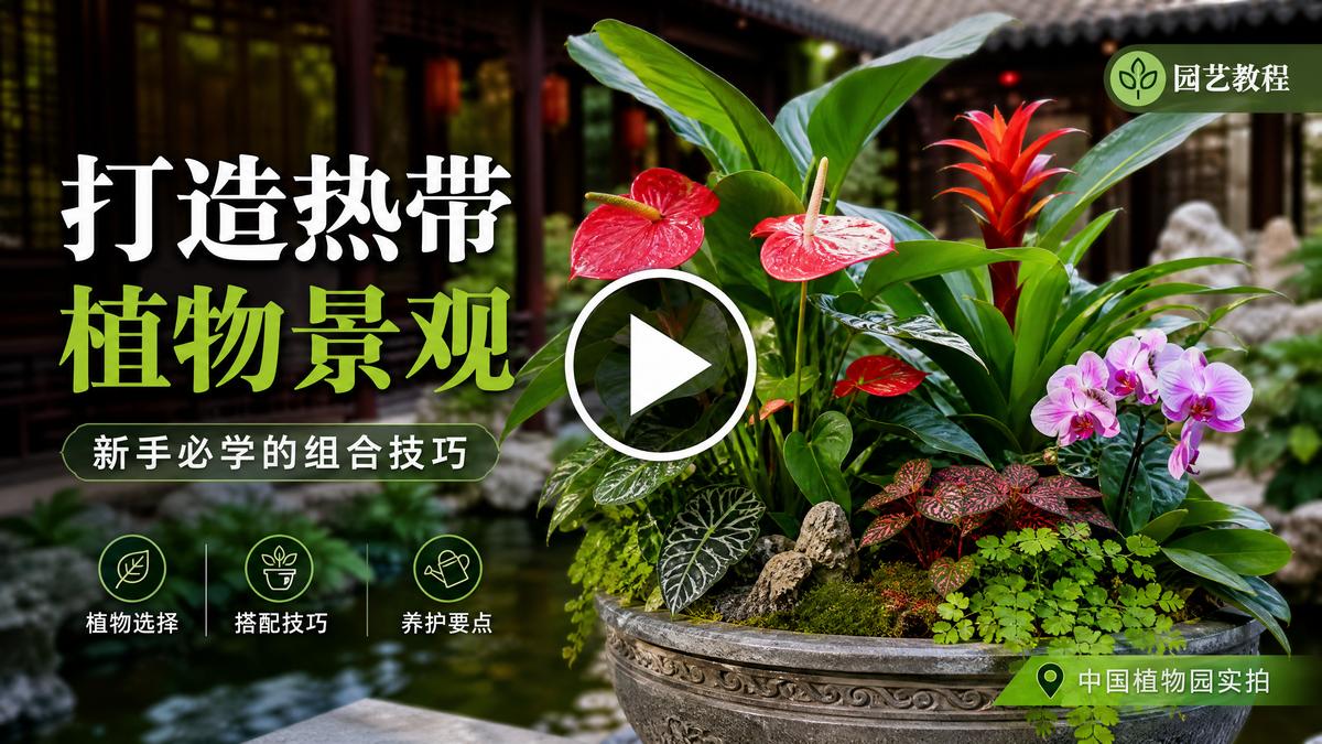 萝莉岛【萝莉岛AI赋能】AI植物视频剪辑教程演示，智能场景设计视频